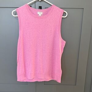 J. Crew Sz L Lavender Sleeveless Sweater